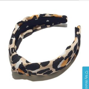 Lele Sadoughi Silk Leopard spring Headband